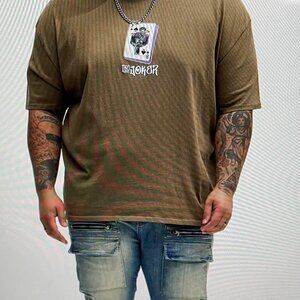 The Joker Bombs Away Short Sleeve Tee - Tan Size L